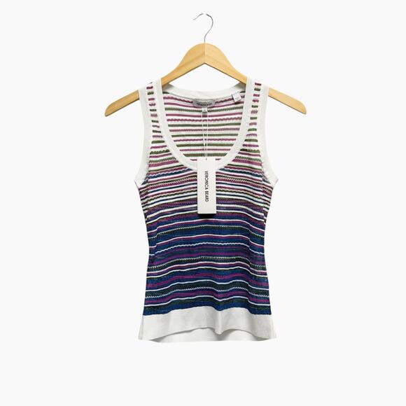 Veronica Beard Varia Striped Knit‎ Cardigan and Nabella Tank Set Size XS - Picture 10 of 16